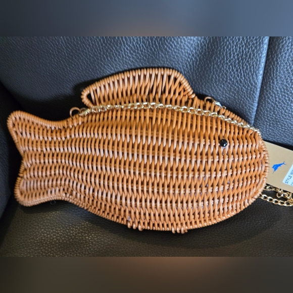 Tommy Bahama | Fish Woven Bag 🌴 - Picture 11 of 13